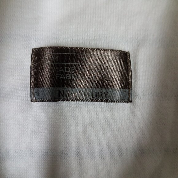 Nike Tiger Woods Polo Shirt Adult Medium White Stripe Falcon Point Golf Club Men - Picture 13 of 15